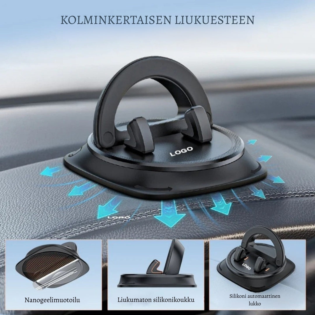 AutoGrip Navi – Turvallinen puhelinteline kojelaudalle