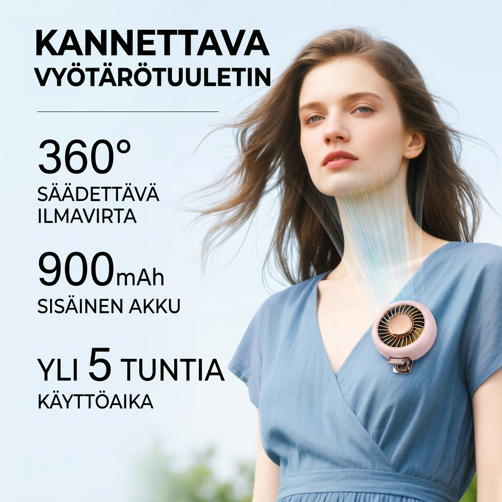 ViileysTuuli — Viileä olo koko päivän, kädet vapaina