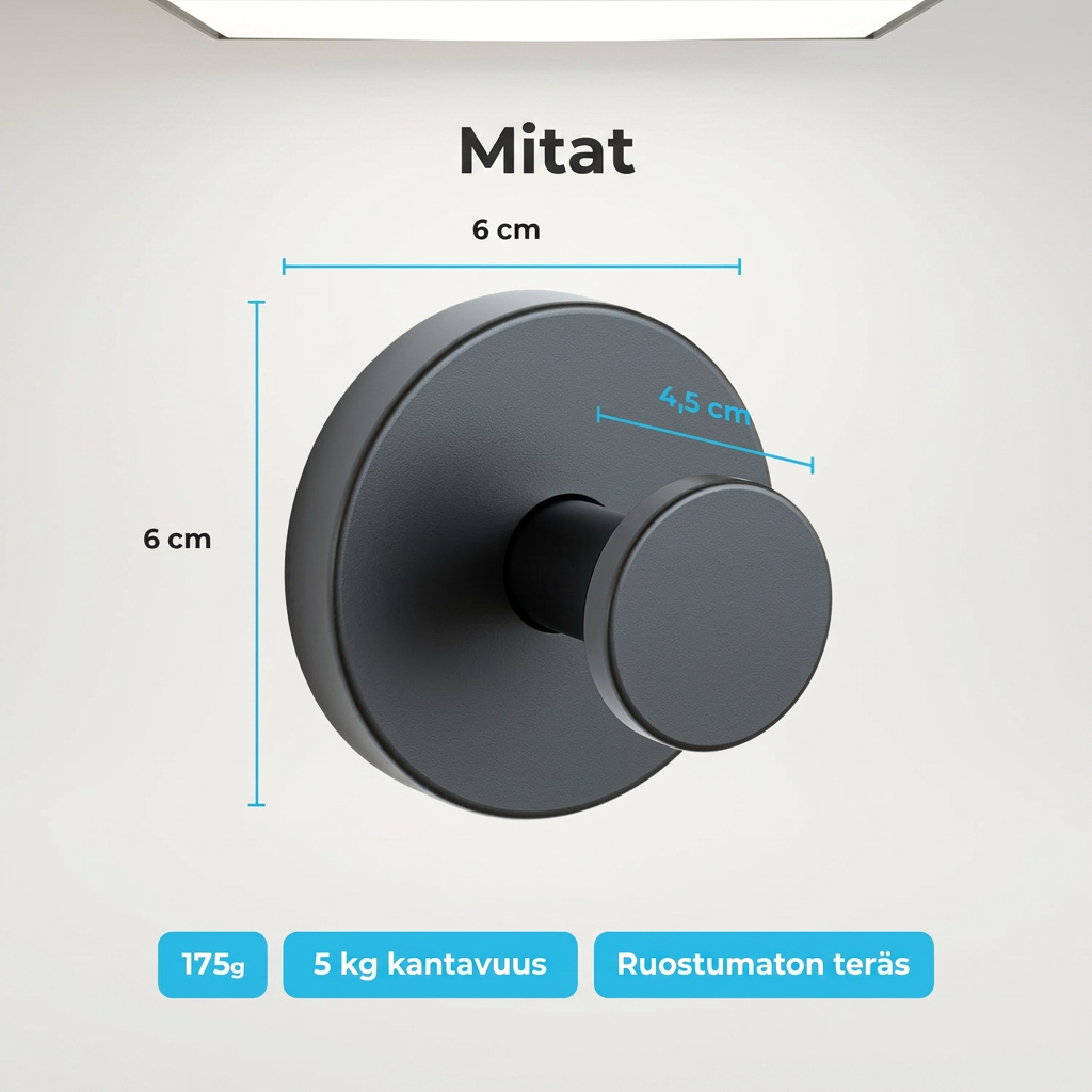 KiinniKoukku — Ripusta ilman poraamista