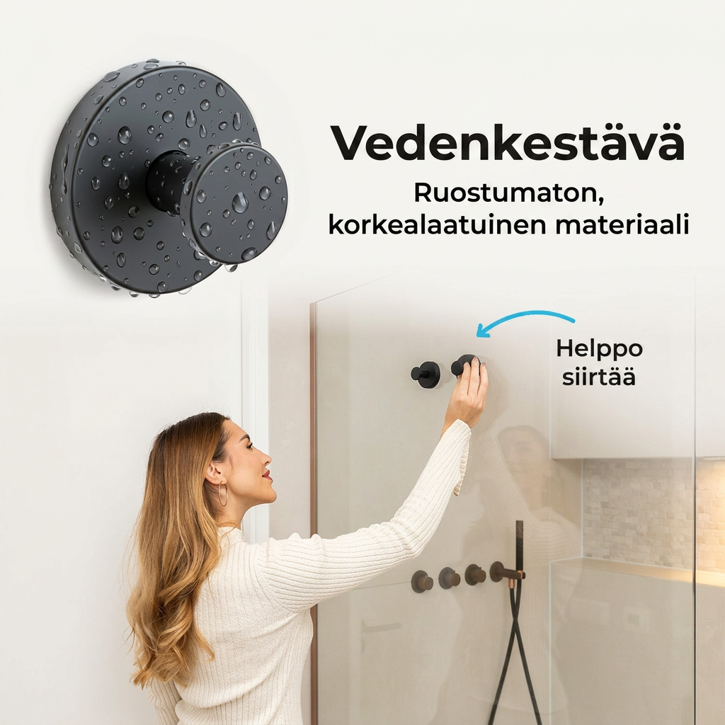 KiinniKoukku — Ripusta ilman poraamista