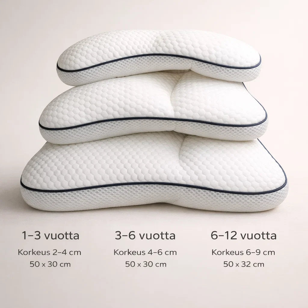 UniTuki – Ergonominen lasten tyyny parempaan uneen