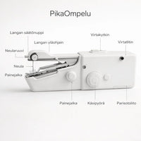 PikaOmpelu – Kompakti käsikäyttöinen ompelukone
