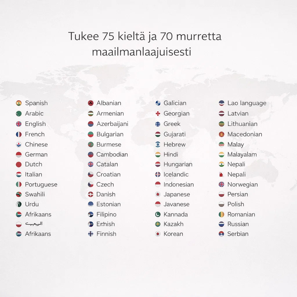KieliNappi – Puhu vapaasti, vaikka ette puhuisi samaa kieltä