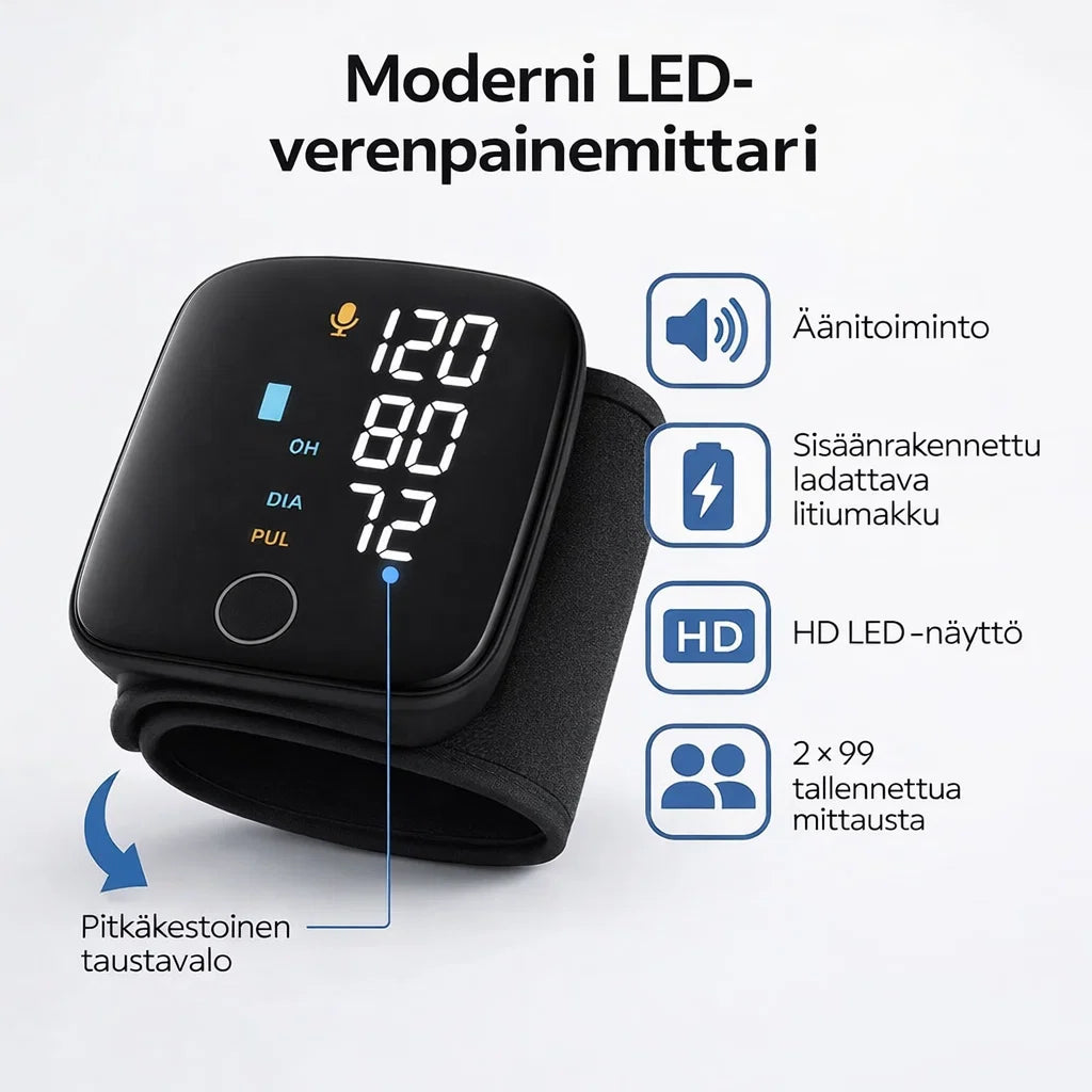 TerveMittari – Verenpaine hallintaan sekunneissa